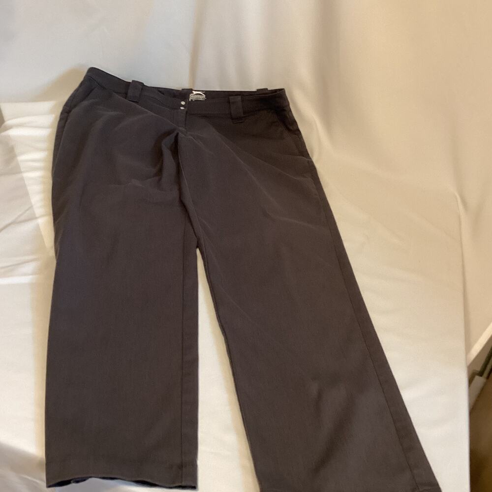 Slazenger Women's Black Golf Pants | Size 12 | Quiet Luxe on the Green